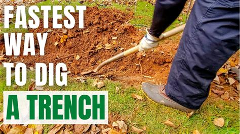 how to dig a trench for belgium blocks